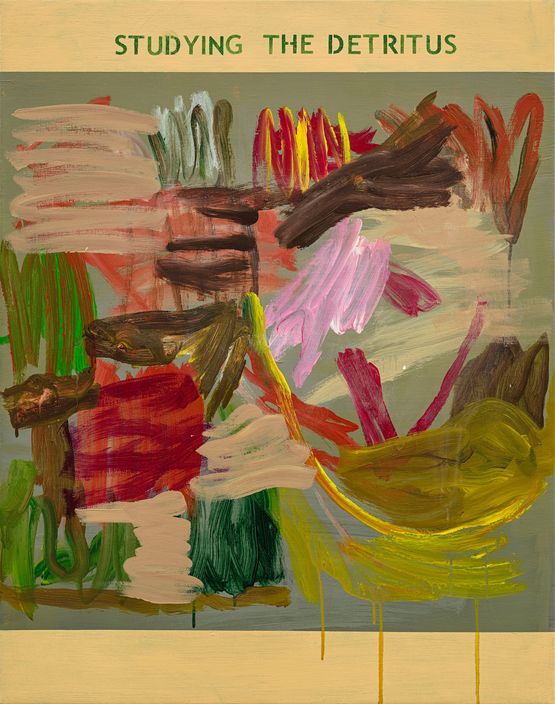 Studying the Detritus by Sawangwongse Yawnghwe contemporary artwork Painting