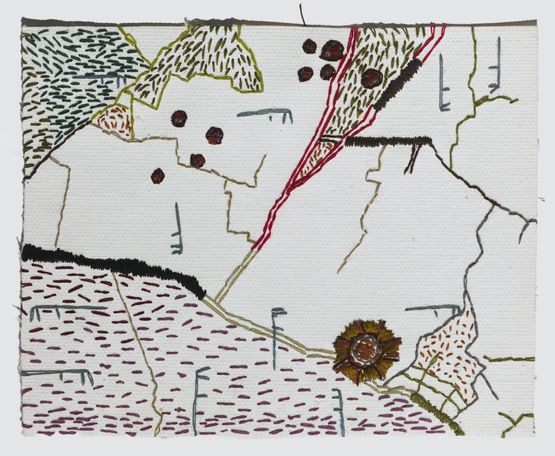 Road of Trials by T. Vinoja contemporary artwork Textile