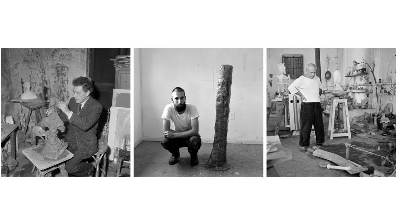 Alberto Giacometti, Bruce Nauman, Pablo Picasso