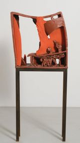 Touching Ground Statues and Vases by Arlene Shechet contemporary artwork sculpture