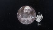 Theater in the Sky - The Man with the Rubber Head by Feng Bingyi contemporary artwork Print