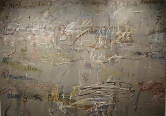 Footbridge by Wang Chuan contemporary artwork Painting