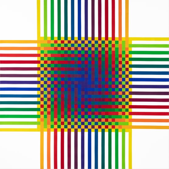 Serie 29 B n 1-1 1-1 by Julio Le Parc contemporary artwork Painting