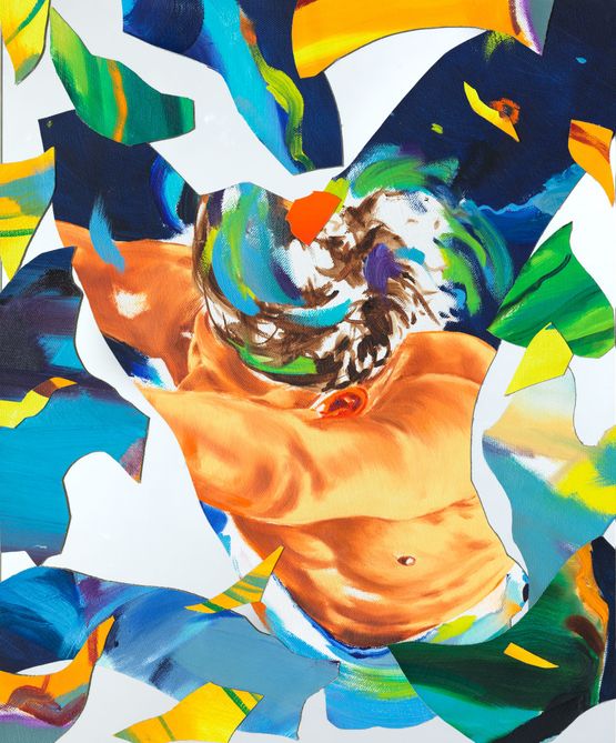 Landfall by Norbert Bisky contemporary artwork Painting