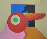 Bird by Go Yayanagi contemporary artwork painting