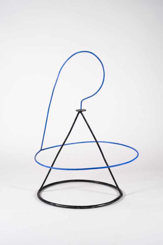 Black Circle by Ramon Enrich contemporary artwork Sculpture