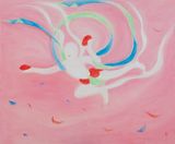 Flying Child by Wu Yi contemporary artwork painting works on paper