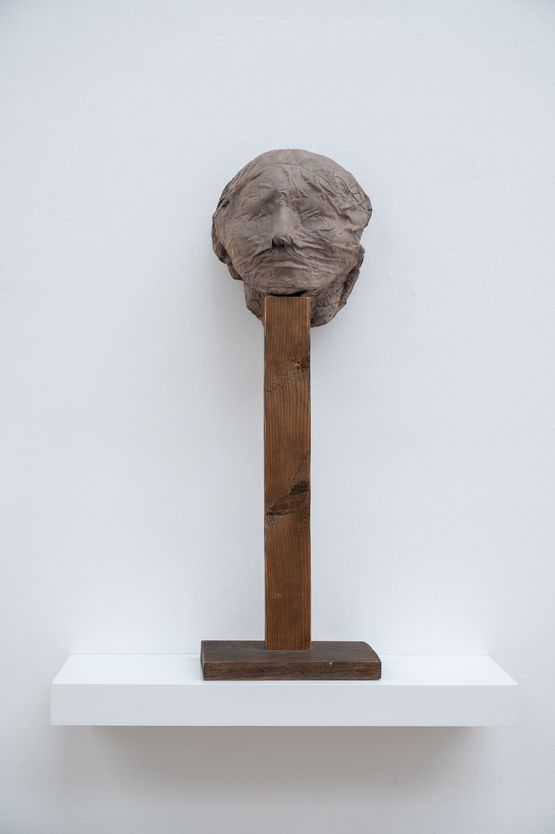 Anonymous Portrait Head by Magdalena Abakanowicz contemporary artwork Sculpture
