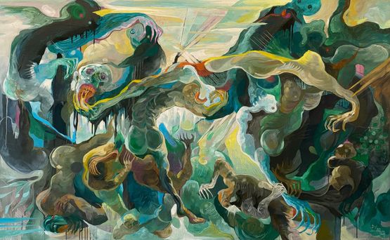 Make Love by Nguyen Duc Loi contemporary artwork Painting