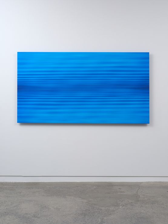 In The Beginning There Was Blue by Elizabeth Thomson contemporary artwork Painting