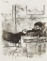 A Fresher by Hernan Bas contemporary artwork works on paper