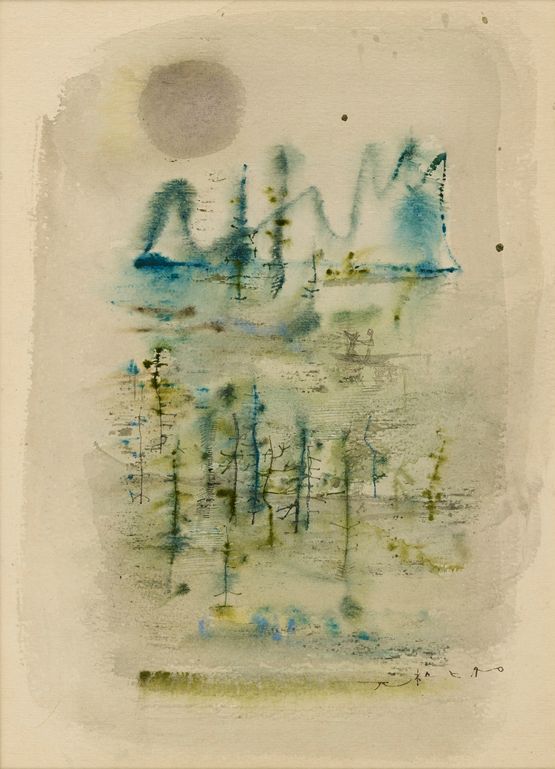 Untitled by Zao Wou-Ki contemporary artwork Works on Paper
