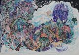 Volcano by Tamaris Borrelly contemporary artwork painting