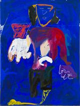 helpful hands lost in a lake by Tom Polo contemporary artwork painting