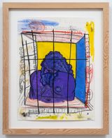 Untitled by Carroll Dunham contemporary artwork drawing painting works on paper