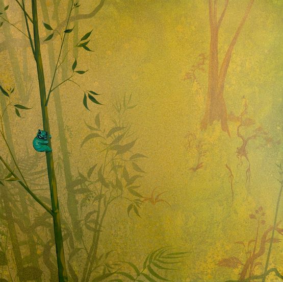 Soundlessness by HIMBAD contemporary artwork Painting