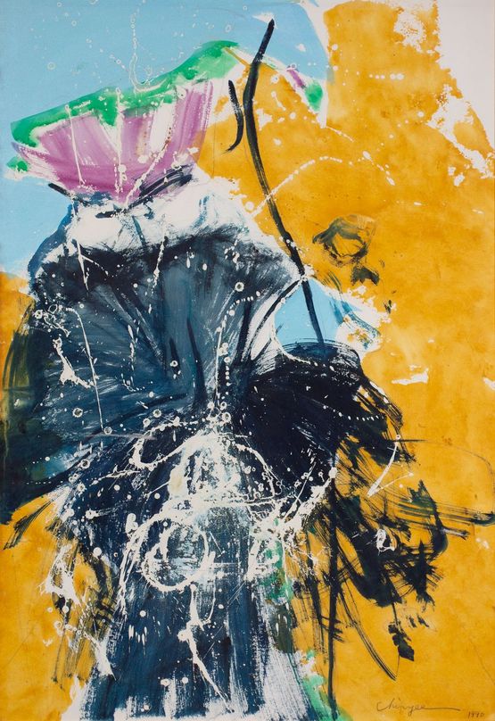 Dancing Lotus by Chinyee contemporary artwork Painting