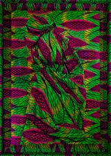 Magenta Leaves by Alia Ali contemporary artwork mixed media photography