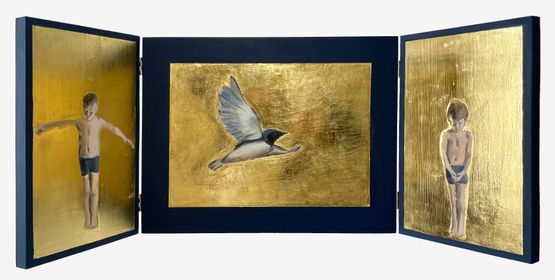 Annunciation III by Summer Mei-Ling Lee contemporary artwork Painting