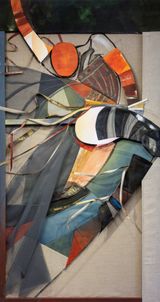 Dancer by Jann Haworth contemporary artwork painting textile