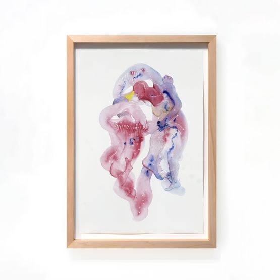 Human Beast Ghost by Wang Haiyang contemporary artwork Painting
