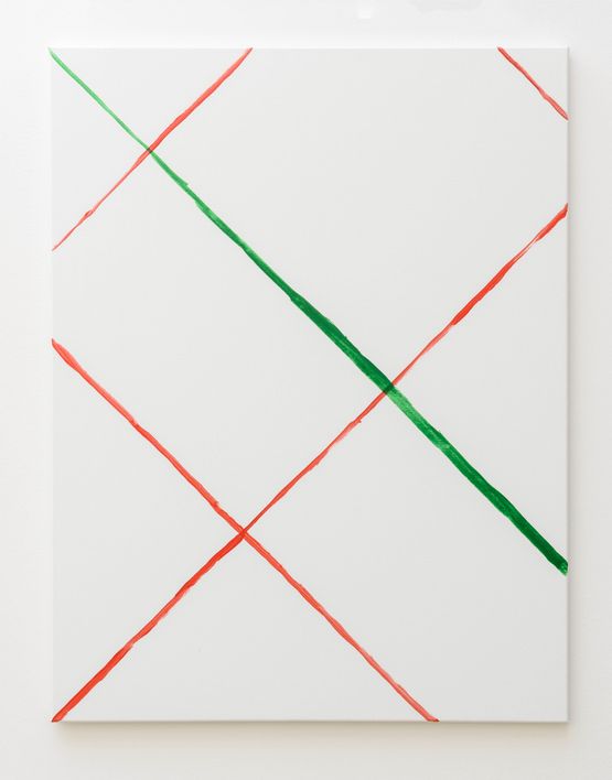 Cartouche Painting N4 by Michael Krebber contemporary artwork Painting