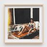 Sun Bather by Lisa Edelstein contemporary artwork Painting