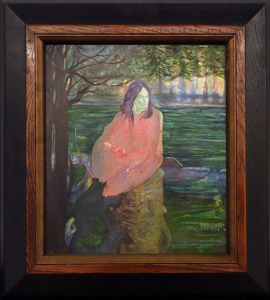 The Restoration of Bernice by Jason Greig contemporary artwork Painting