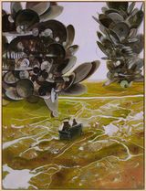 Without a Word by Zhu Xinyu contemporary artwork painting