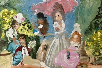 Contemporary art exhibition Genieve Figgis The Pursuit of happiness at Almine Rech Paris Rue de Turenne France