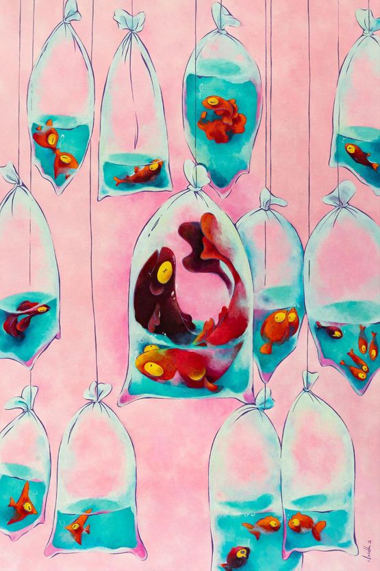 Curated Love by Clasutta contemporary artwork Painting