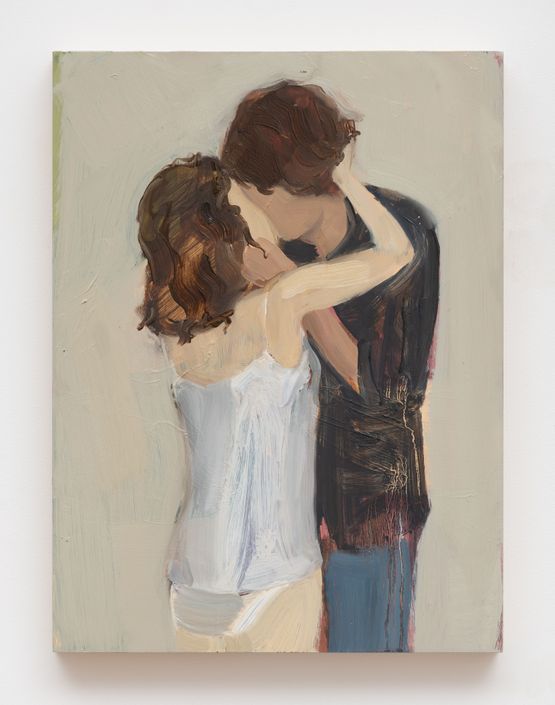 Kiss by Gideon Rubin contemporary artwork Painting
