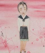 At The Beginning by Liu Qinghe contemporary artwork drawing painting works on paper
