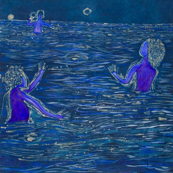 A Game of Catch by Sola Olulode contemporary artwork Painting
