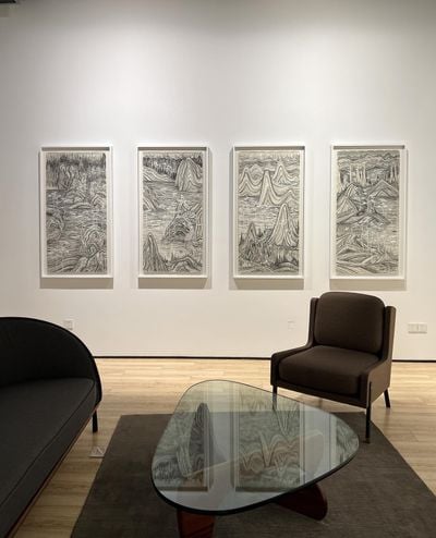 Huang Yuxings Monochromatic Studies of Landscape at Almine Rech