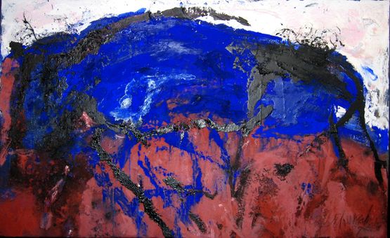 PUNT by Emil Schumacher contemporary artwork Painting