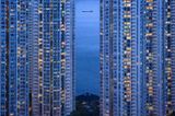 The Blue Moment 17 Hong Kong by Romain Jacquet-Lagreze contemporary artwork photography