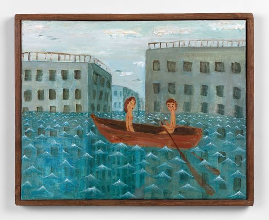 Sea in the city by Masao Nakahara contemporary artwork Painting