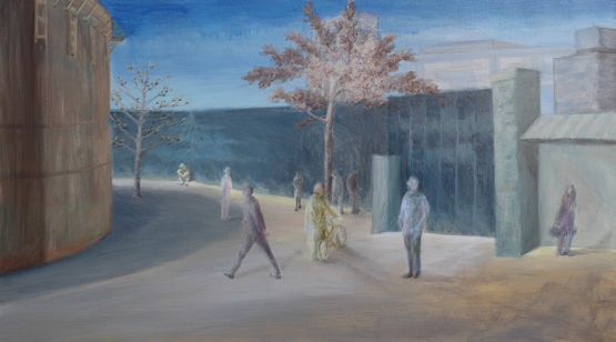 Industrial Park by Anna Ngan Leong Cheung contemporary artwork Painting