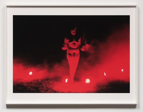 Goddess with Flares by Judy Chicago contemporary artwork Photography
