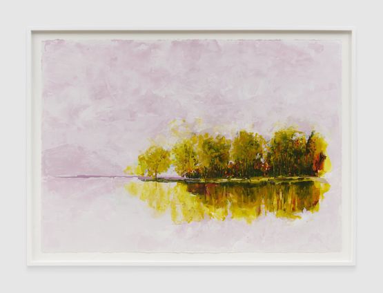 Hudson River Van Rensselaer Island by Kirsten Everberg contemporary artwork Painting