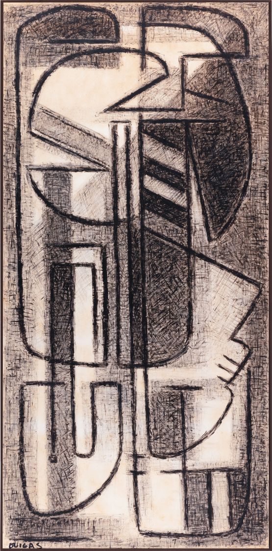 Gran Objeto Vertical by Oswaldo Vigas contemporary artwork Painting