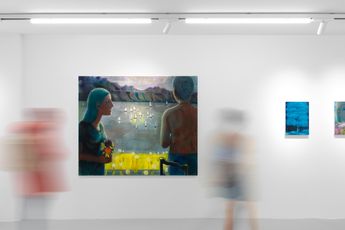 Contemporary art exhibition Carlo DAnselmi Secrets and Mountains at Fabienne Levy Lausanne Switzerland