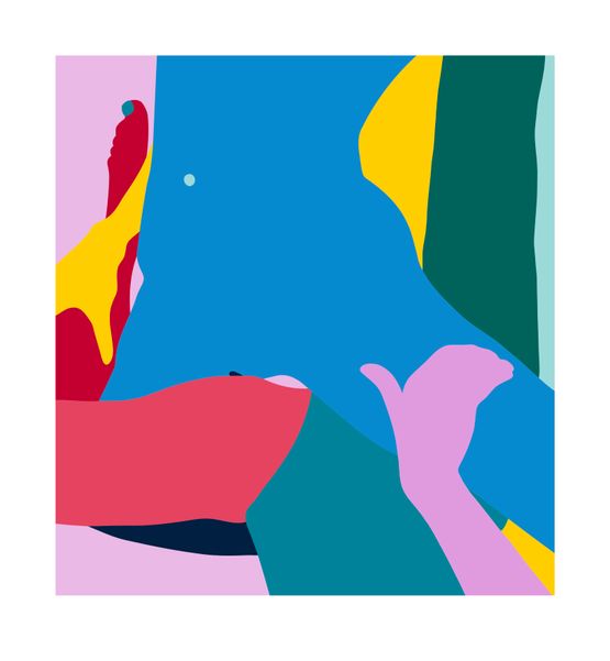 The First Cut Is The Deepest by Helen Beard contemporary artwork Print