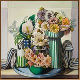 Tile 12 Rapunzels Garden by Sam Michelle contemporary artwork painting