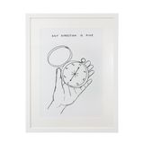 Any Direction Is Fine by David Shrigley contemporary artwork print