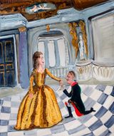 Royal Couple by Genieve Figgis contemporary artwork painting