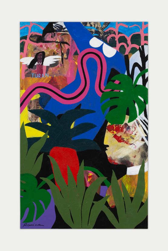 New Dress by Ramina Saadatkhan contemporary artwork Painting