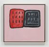 Untitled Red and Black Book by Philip Guston contemporary artwork Painting