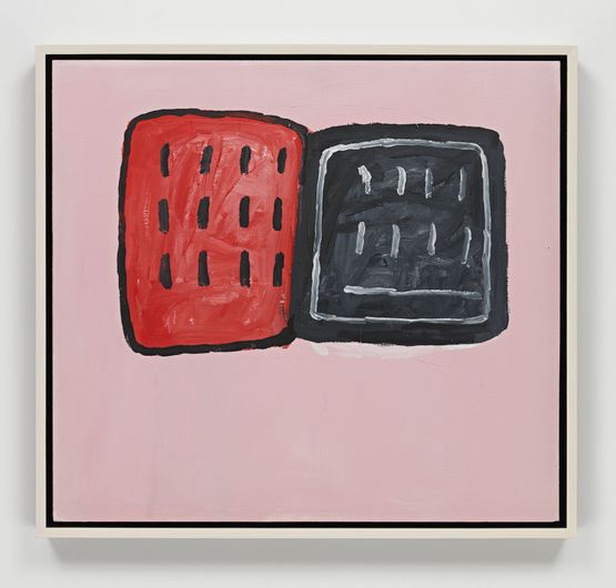 Untitled Red and Black Book by Philip Guston contemporary artwork Painting